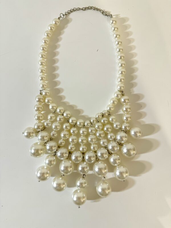 Pearl Statement Piece Bib Necklace